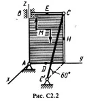Решение С2 Вариант 27 (рис. 2 усл.7) термех Тарг 1988