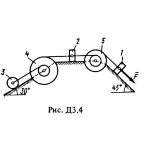 Решение задачи Д3 В41 (рис. 4 усл. 1) термех Тарг 1988