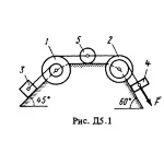 Термех Тарг 1988 решение задачи Д5 В17 (рис. 1 усл. 7)