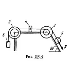 Термех Тарг 1988 решение задачи Д5 51 (рис. 5 усл. 1)