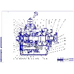 Чертеж Коробка передач ЗиЛ-130