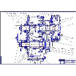 Чертеж Раздаточная коробка ЗиЛ-131