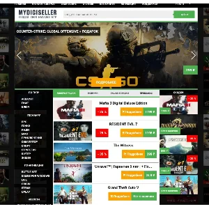 HIT Магазин Digiseller с Админкой  продажи игр