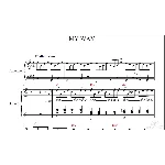 My Way ноты для аккордеона ( Фрэнк Синатра)