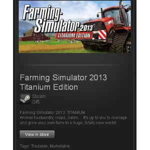 Farming Simulator 2013 Titanium Edition STEAM Gift ROW