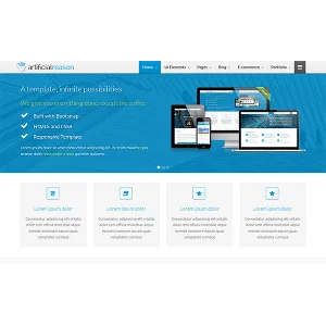 Дизайн Artificial Reason - Responsive Full Pack