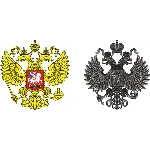 Герб Российской Федерации в векторе
