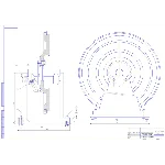 Чертеж Стенд для балансировки маховика ЗИЛ-130