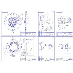 Чертеж Ведомый и нажимной диск сцепления ЗИЛ
