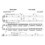 6с25 Вокализ, ПАВЕЛ ЗАХАРОВ / фортепиано в 4 руки