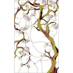 Шаблон для витража W-14