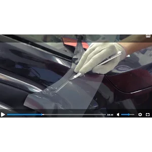 Автовинил. Как клеить между стойкой и крылом