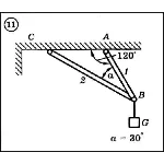 Решение задачи С1 вариант 11 (С1-11) - Диевский В.А.