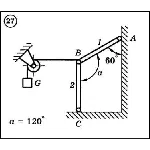 Решение задачи С1 вариант 27 (С1-27) - Диевский В.А.