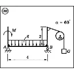 Решение задачи С2 вариант 30 (С2-30) - Диевский В.А.
