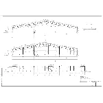 Одноэтажное трехпролетное здание 120х108м (DWG)