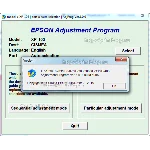 Adjustment program Epson Home XP-100, XP-102, XP-103