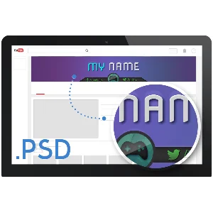 Игровой баннер для YouTube