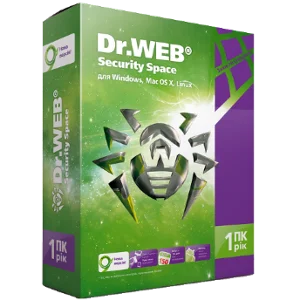 Dr.Web Security Space 1 Год 1 ПК 1моб +150дней REG FREE