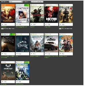 Thief,Метро 2033,Crysis® 3,+8 игр xbox 360 (Перенос)