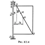 К3 Вариант 49 по теоретической механике Тарг С.М. 1983