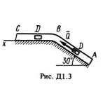 Решение задачи Д1 Вариант 33, решебник Тарг С.М. 1983