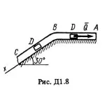 Решение задачи Д1 Вариант 86, решебник Тарг С.М. 1983