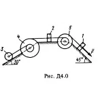 Задача Д4 Вариант 00, решебник термех С.М. Тарг 1983 г