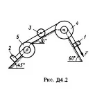 Задача Д4 Вариант 28, решебник термех С.М. Тарг 1983 г