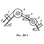 Задача Д4 Вариант 33, решебник термех С.М. Тарг 1983 г