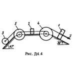 Задача Д4 Вариант 42, решебник термех С.М. Тарг 1983 г