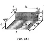 Решение С4-11 (Рисунок С4.1 условие 1 С.М. Тарг 1989 г)