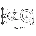 Решение К2-28 (Рисунок К2.2 условие 8 С.М. Тарг 1989 г)