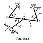 Решение К3-48 (Рисунок К3.4 условие 8 С.М. Тарг 1989 г)