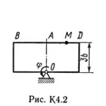 Решение К4-20 (Рисунок К4.2 условие 0 С.М. Тарг 1989 г)