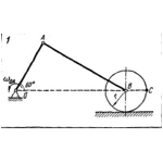 Задача К4 Вар. 01 термех из решебника Яблонский АА 1978