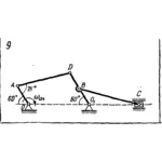 Задача К4 Вар. 09 термех из решебника Яблонский АА 1978