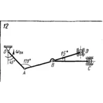 Задача К4 Вар. 12 термех из решебника Яблонский АА 1978
