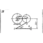 Задача К4 Вар. 28 термех из решебника Яблонский АА 1978