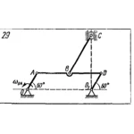 Задача К4 Вар. 29 термех из решебника Яблонский АА 1978