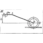 Задача К4 Вар. 30 термех из решебника Яблонский АА 1978