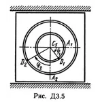 Решение Д3-51 (Рисунок Д3.5 условие 1 С.М. Тарг 1989 г)