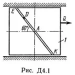 Решение Д4-13 (Рисунок Д4.1 условие 3 С.М. Тарг 1989 г)