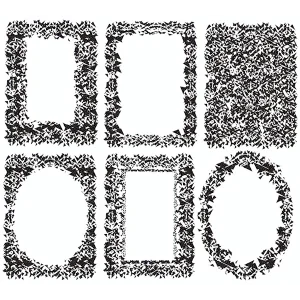 Оригинальные рамки для текста из мелких треугольников