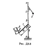 Решение Д8-89 (Рисунок Д8.8 условие 9 С.М. Тарг 1989 г)