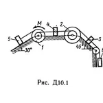Решение Д10-10 (Рисунок Д10.1 условие 0 С.М Тарг 1989г)