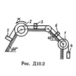 Решение Д10-20 (Рисунок Д10.2 условие 0 С.М Тарг 1989г)