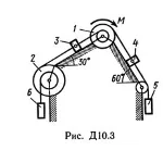 Решение Д10-33 (Рисунок Д10.3 условие 3 С.М Тарг 1989г)