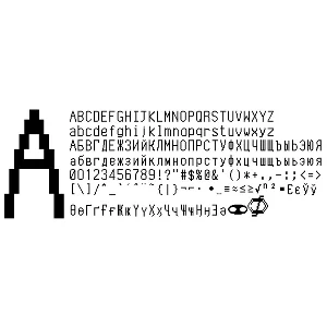 Шрифт ККМ ПРИМ-08 вер.2 (ttf)