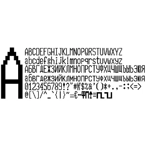 Шрифт ККМ МЕРКУРИЙ-114.1-ТОРНАДО вер.4 (ttf)